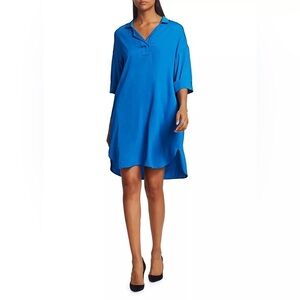 Piazza Sempione Relaxed-fit Blue shirt dress Size 42